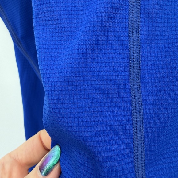 Outdoor Research Echo Hoodie Mens M Lightweight UPF Sun Shirt Blue Long Sleeve - Picture 9 of 14